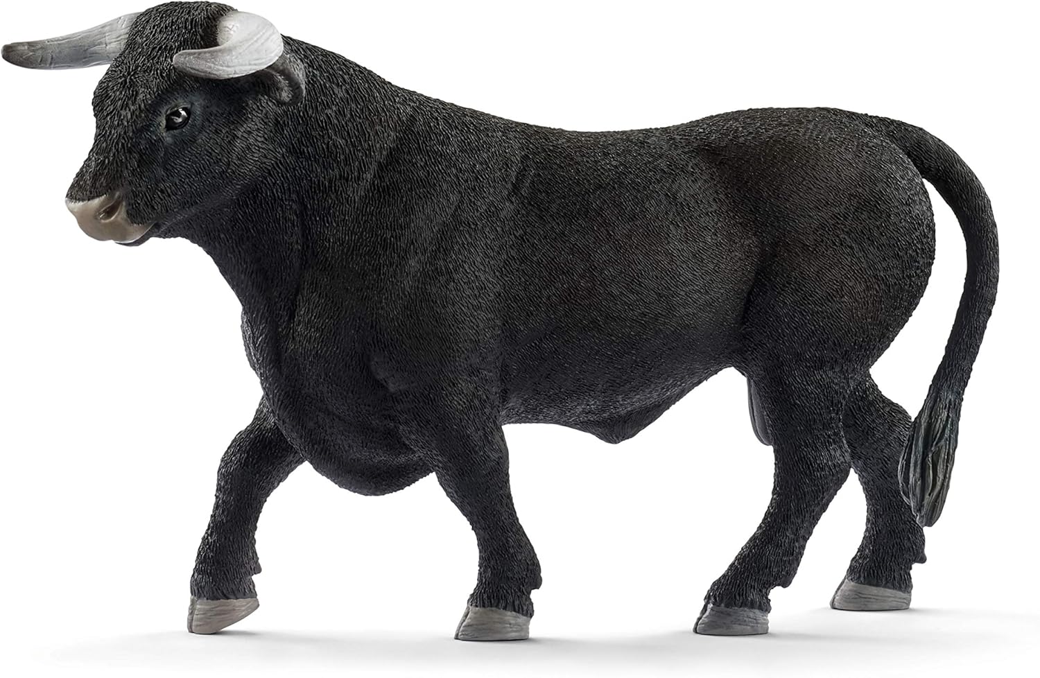 Schleich Farm World, Animal Toys for Boys and Girls 3 and Above, Black Bull Cow Toy Figurine, Ages 3+, Multicolor, 3.5 Inch